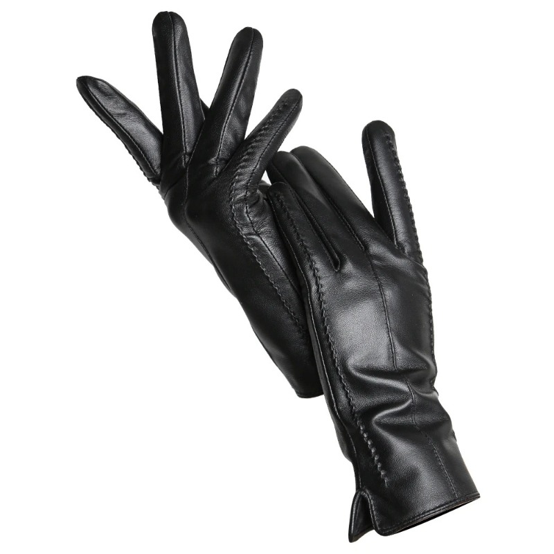 Women's Sheepskin Gloves Winte - Leather Driving Glove ulasan dan harga