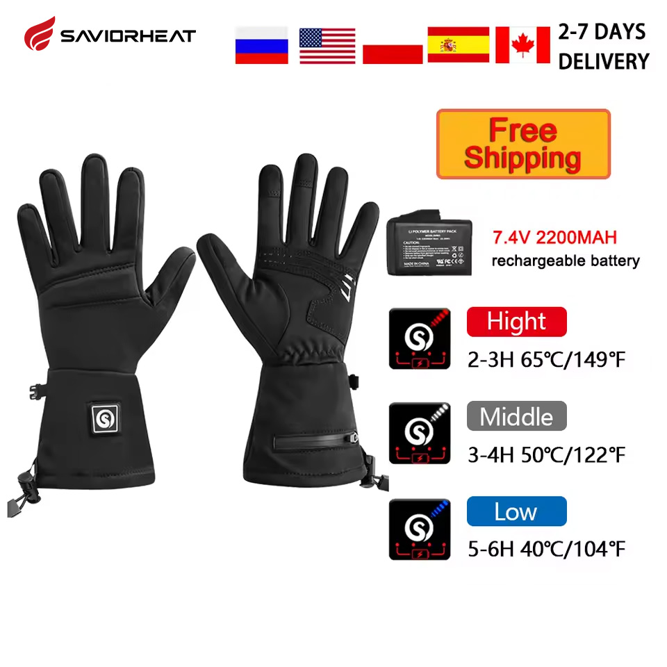 Snow Deer S18 Winter Heated Gl - Motorcycle Glove Knuckle ulasan dan harga