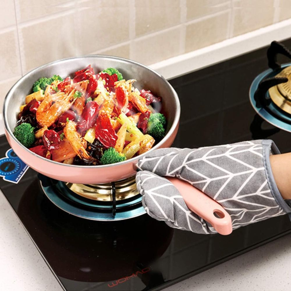 Oven Mitts and Potholders BBQ  - Oven Mitt Silicone ulasan dan harga