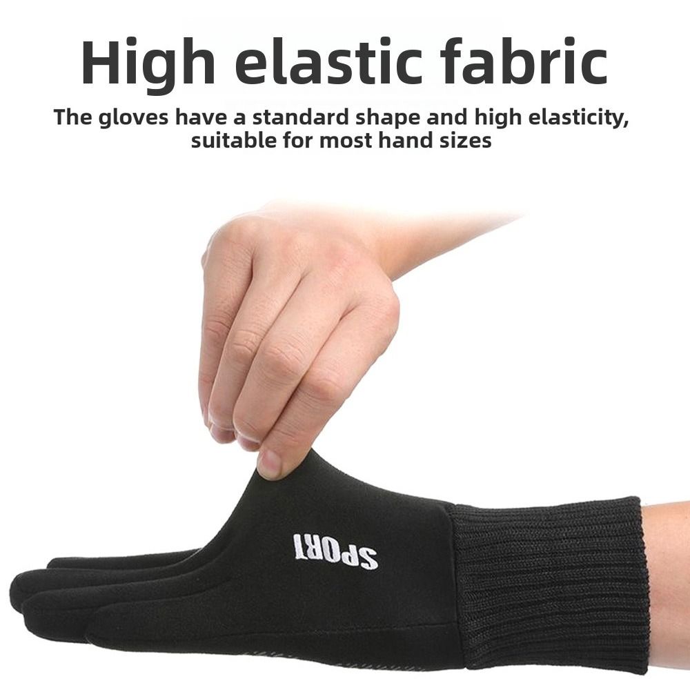 Driving Mittens Fleece Lining  - Leather Driving Glove ulasan dan harga